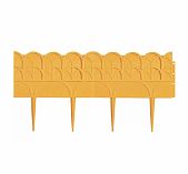 Бордюр декоративный Palisad Прованс, желтый, толщина 6 мм, 14х310 см