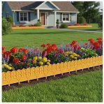 Бордюр декоративный Palisad Прованс, желтый, толщина 6 мм, 14х310 см