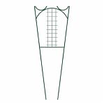 Шпалера неразборная, комбинированная 000161, сталь, зеленая, длина 2 м