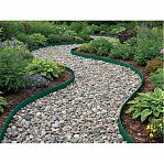 Бордюр садовый Standartpark Канта SP 82552-Ч пластик, высота 10 см, оливковый, бухта 10 м