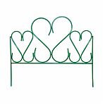 Забор декоративный ЛДН Амурный, секция 710х800 мм, 5 секций, зеленый, сталь