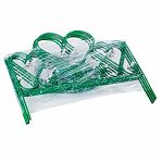 Забор декоративный ЛДН Амурный, секция 710х800 мм, 5 секций, зеленый, сталь