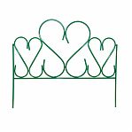 Забор декоративный ЛДН Амурный, секция 710х800 мм, 5 секций, зеленый, сталь