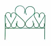 Забор декоративный ЛДН Амурный, секция 710х800 мм, 5 секций, зеленый, сталь