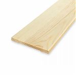 Наличник гладкий прямой, Хвойные породы, 10х80х3000 мм, деревянный, для двери