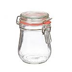 Банка стеклянная бугельный замок 1Б 0.5 л