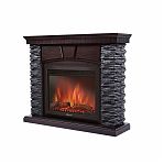 Каминный комплект Electrolux Porto 30 камень черный, шпон венге НС-1202944