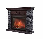 Каминный комплект Electrolux Porto 30 камень черный, шпон венге НС-1202944