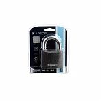 Замок навесной Apecs PD-01-63-Blister, d 9мм, автоматическое запирание, чугун