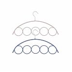 Вешалка Мультидом VL26-65 для шарфов и платков, 5 колец, 40*23см, пластик