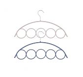 Вешалка Мультидом VL26-65 для шарфов и платков, 5 колец, 40*23см, пластик