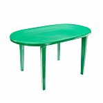 Стол пластиковый овальный СТАНДАРТ ПЛАСТИК 140х80х71 см зеленый