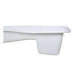 Ванночка малярная Decor 670-3366 для валиков длиной до 240 мм, 320х360 мм, усиленная, белая