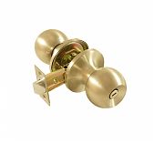 Ручка-защелка Сенсей 607 BK-SN с ключом, матовый никель