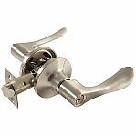 Защёлка с ручками Maxi Locks 891BK-SN с фиксатором, для межкомнатной двери, матовый никель