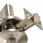 Защёлка с ручками Maxi Locks 891BK-SN с фиксатором, для межкомнатной двери, матовый никель