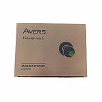 Защелка врезная Avers 8023-05-GRF, 31727, с ручками, для межкомнатных дверей, алюминий, сталь, графит