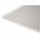 Поликарбонат сотовый Колибри Т-6, 12000х2100х6 мм, прозрачный