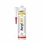 Герметик акриловый Kim Tec Acryl 201, для внутренних и наружных работ, белый, 310 мл