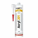 Герметик акриловый Kim Tec Acryl 201, для внутренних и наружных работ, белый, 280 мл
