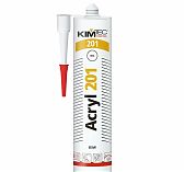 Герметик акриловый Kim Tec Acryl 201, для внутренних и наружных работ, белый, 280 мл