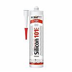 Герметик силиконовый Kim Tec Silicon 101E, для внутренних и наружных работ, прозрачный, 280 мл