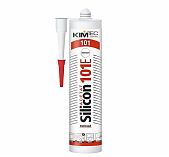 Герметик силиконовый Kim Tec Silicon 101E, для внутренних и наружных работ, прозрачный, 280 мл