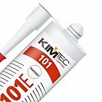 Герметик силиконовый Kim Tec Silicon 101E, для внутренних и наружных работ, прозрачный, 280 мл