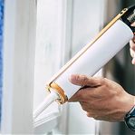 Герметик силиконовый Kim Tec Silicon 101E, для внутренних и наружных работ, бежевый, 280 мл