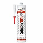 Герметик  силиконовый Kim Tec Silicon 101 Е, для внутренних и наружных работ, серый, 280 мл