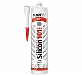 Герметик  силиконовый Kim Tec Silicon 101 Е, для внутренних и наружных работ, серый, 310 мл