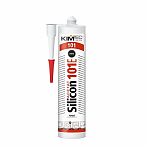 Герметик  силиконовый Kim Tec Silicon 101 Е, для дерева и плитки, черный, 280 мл