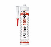 Герметик  силиконовый Kim Tec Silicon 101 Е, для дерева и плитки, черный, 280 мл