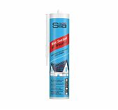 Герметик каучуковый Sila Pro Max Sealant, All weather для кровли, серый, 290 мл
