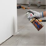 Герметик-спрей синтетический Kudo 212297, водостойкий, защита от коррозии, серый, 520 мл