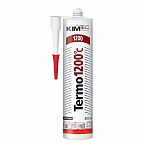 Герметик силикатный KimTec Termo 1200, термостойкий, черный, 310 мл