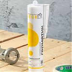 Герметик силиконовый универсальный KRONbuild SUB28, для внутренних и наружных работ, черный, 280 мл