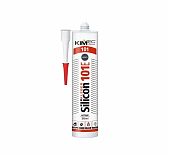 Герметик Kim Tec Silicon 101Е, Универсальный, силиконовый, антрацит, 280 мл