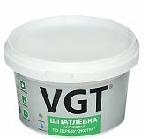 Шпатлёвка акриловая VGT ЭКСТРА 18672 финишная, для внутренних и наружных работ, Лиственница, 1 кг