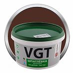 Шпатлевка акриловая VGT ЭКСТРА 18674  финишная, для внутренних и наружных работ, Махагон, 1 кг