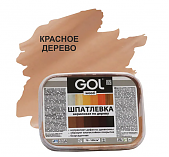 Шпатлевка Palizh GOL wood МАСТЕР акриловая по дереву 0,15 кг красное дерево  