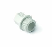 Заглушка полипропиленовая Pro Aqua 1/2", НР, PA15508P, резьбовая, белая