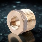 Футорка резьбовая Viega 1''-3/8'', НР-ВР, фитинг переходной, бронза