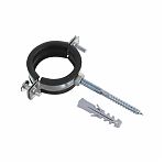 Хомут трубный TST 1/2", 20-25 мм, TST.883, металлический, с гайкой и шпилькой    