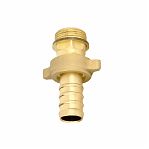 Штуцер для шланга резьбовой Bugatti 35, быстроразъемный, переходной, латунь