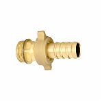 Штуцер для шланга резьбовой Bugatti 35, быстроразъемный, переходной, латунь