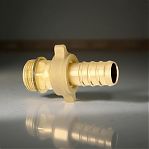 Штуцер для шланга резьбовой Bugatti 35, быстроразъемный, переходной, латунь