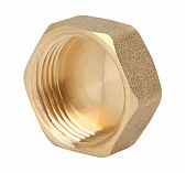 Заглушка резьбовая Gappo G1218.04. ВР 1/2", цилиндрическая, латунь