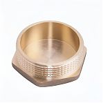 Заглушка резьбовая Gappo 3/4", НР, G1217.05, цилиндрическая, латунь