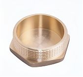 Заглушка резьбовая Gappo 3/4", НР, G1217.05, цилиндрическая, латунь